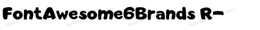 FontAwesome6Brands R字体转换